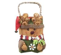 Christmas Tote Bags, Cartoon Candy Bags, Holiday Goodie Bags, Multifunctional Tote, Festive Portable Candy Bags, Polyester Holiday Bags, Christmas Bags, 40x21.5cm, for Family Gatherings