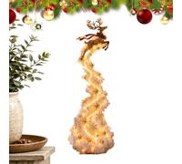Christmas Trail Light for Wall Battery Powered Seasonal Cascading Ornament | Warm White Battery Operated Wall Mounted Fairy Lights For Indoor Christmas Wall Decor, Home Party Mantel Decoration