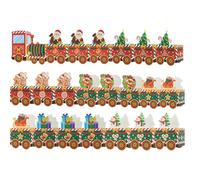 Christmas Train Gift Box Set, Paper Material, 24 Pieces Holiday Storage Organizer, 9x6x6cm, Reusable Decorative Boxes for Chocolates, Cards, Party Favours
