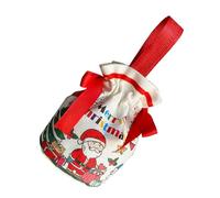 Christmas Treat Bags Canvas | Canvas Christmas Storage Bags | Christmas Wrapping Sacks With Trees | Christmas Decoration Bags | Christmas Treat Bags | Large Surfaces Perfect Present For All