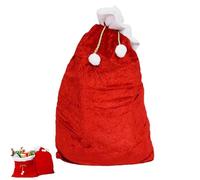 Christmas Treat Bags - Cloth, Aprox. de vacaciones de 9 x 6 pulgadas | Reusable Gift Sack For Snacks, Toys, School Rewards, Living Room Decor, Fireplace Display, Party Favors