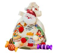 Christmas Treat Bags, Fabric Wrapping Bags, Reusable Fabric Candy Pouch For Party Favors Stocking Stuffers Family Gatherings Chocolate Fruits Handicrafts Office Teachers Students Event Planners