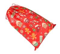 Christmas Treat Bags - Gift Bags | Reutilizable No Woven Pouch for Holiday Winter Party Celebration Food Candy Treat Cookie Small Toy