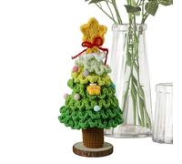 Christmas Tree | 7-Layer Gradient Colors Knitting Crochet Christmas Tree | Holiday Ornaments For Car Home Tabletop Fireplace Mothers Day Office Indoor