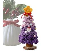 Christmas Tree | 7-Layer Gradient Colors Knitting Crochet Christmas Tree | Holiday Ornaments For Car Home Tabletop Fireplace Mothers Day Office Indoor