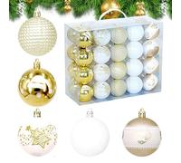 Christmas Tree - Adornos navideños, adornos de bolas de Navidad, coloridas vacaciones para interiores al aire libre, ventanas de jardín, fiestas de patio, porche, boda, etc