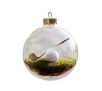 Christmas Tree Balls Ornaments, Seasonal Sports Mini Scene Decorative Baubles, Holiday Ornament Set for Gathering Party Fireplace Mantle Porch Indoor Outdoor Housewarming Living Room Decoration