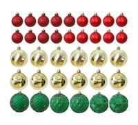 Christmas Tree Balls Set, Shatterproof Christmas Tree Baubles Decorations, 36 Pieces Shatterproof Baubles Pendant For Indoor Outdoor Windowsills Yard Garden Parties Patio Porch