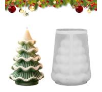 Christmas Tree Candle Mold - Flexible Resin Casting, DIY Craft Mould