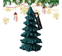 Christmas Tree Candles, Christmas Tree Candles for Relaxation, Winter Holiday Table Decorations, Ideal for Christmas Eve and New Year, Festive Candle Decor for Creating a Cozy Atmosphere