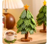 Christmas Tree Coaster Set, with Star Stirring Stick Decoration, for Hot Pots and Pans & Dishes & Cups (1pc)