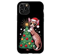 Christmas Tree Cornish Rex Sunglasses Carcasa para iPhone 11 Pro