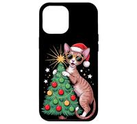 Christmas Tree Cornish Rex Sunglasses Carcasa para iPhone 12 Pro MAX