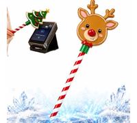 Christmas Tree Credit Card Wand - 3D Printed Tap To Pay Wand For Contactless Payments, Magic Festive Debit Card Holder with Candy Cane Handle, Fun Holiday Checkout Prop (Style-D)