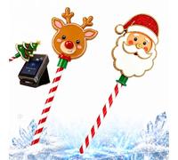 Christmas Tree Credit Card Wand - 3D Printed Tap To Pay Wand For Contactless Payments, Magic Festive Debit Card Holder with Candy Cane Handle, Fun Holiday Checkout Prop (2PCS-A)
