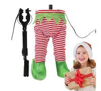Christmas Tree Decoration | Accesorio de Navidad de Santa Legs | Festive Tree Ornament | Legs Ornament | Playful Holiday Decor | Funny Christmas Tree Decoration
