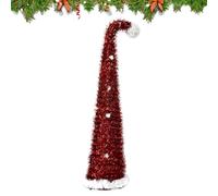 Christmas Tree Decorations - 4.92 Ft Retractable Spiral Tabletop Ornament | Handmade PVC Holiday Centerpiece, Festive Carnival, Fireplace, Office, Mother's Day, Seasonal Décor Display
