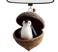 Christmas Tree Decorations,Adorable 2D Acrylic Winter Decorations | Long-Lasting Christmas Animal Acorn Pendant,for Windowsill Bedroom Balconies Doorways Wall Garden Yard Path Porch Festive