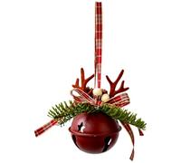 Christmas Tree Decorative Bells, Antler Christmas Bells, Crisp Bell Christmas Decoration, Holiday Bells Pendant, Christmas Door Decoration, Wall Decor Christmas Bells, Wreath Bells Decoration,