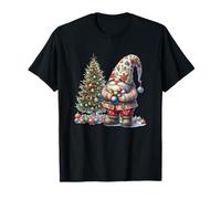 Christmas Tree GNOME Graphic For Women and Happy Holidays Camiseta