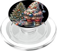 Christmas Tree GNOME Graphic For Women and Happy Holidays PopSockets PopGrip para MagSafe