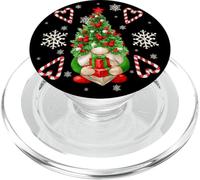 Christmas Tree GNOME with Xmas Decor and Candy Cane Heart PopSockets PopGrip para MagSafe