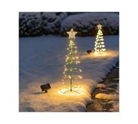 Christmas Tree Light Garland,Outdoor Solar Christmas Decoration Fir, Spiral Christmas Tree,Outdoor Solar Light Garden LED Light Tree