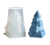 Christmas Tree Mold - Shaped Silicone Art Crafts Tools | Decoration Festive Easy-Release for Plaster Home Decor Epoxy Resin Soap Candles