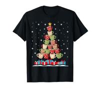 Christmas Tree of Coffee Cups Winter Holiday Hot Cocoa Lover Camiseta