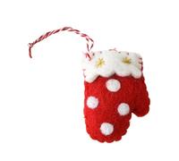 Christmas Tree Ornament - Holiday Tree Ornaments, Winter Holiday Seasonal Display, Felt Glove Colgante Decor for Christmas Bedroom Living Room Balcony Garden Party Mantel Windowsill Wall