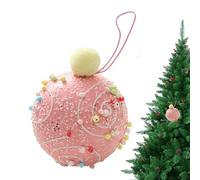 Christmas Tree Ornaments Balls, Handmade Decorative Holiday Pendants, 8 cm/3,15 pulgadas Shatterproof Colgantes Baubles for Garden, Party, Backyard, Window, Wreath, Mantel Decor