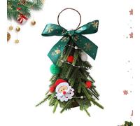 Christmas Tree Ornaments - Pine Figurines Holiday Table Centerpieces | Desktop Christmas Ornament Decor For Indoor Outdoor Shelf Cabinet Wall Door Window Bedroom Living Room