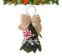 Christmas Tree Ornaments - Pine Figurines Holiday Table Centerpieces | Desktop Christmas Ornament Decor For Indoor Outdoor Shelf Cabinet Wall Door Window Bedroom Living Room