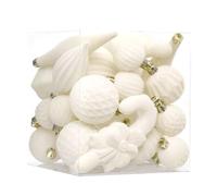 Christmas Tree Ornaments Velvet Balls - 15.6x15.6x16cm Shatterproof Holiday Decor Pendant, Vintage Christmas Tree Ball Shatterproof Ornaments Decorations | For Indoor Outdoor Yard Family Porch Gard