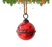 Christmas Tree Ornaments - Vintage Metal Charm With Hangable Rope, Jingle Bell For Christmas Decor, Holiday Tree Decorations, Vintage Metal Decorations, For Wreath Outdoor Holiday Knob Home Wall