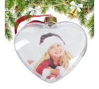 Christmas Tree Photo Ornaments - Small Photo Frames for Festival
