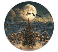 Christmas Tree Puzzle Imposible,desafío para Adultos Juego Educativo 1000 Piezas Obra De Arte De Juego De para Adultos Y Niños A Partir De 12 Años 1000pcs (67.5x67.5cm)
