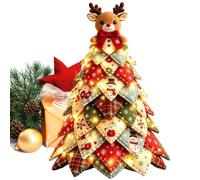 Christmas Tree Set Lamp Beads - Seasonal Quilting Art Craft With Light