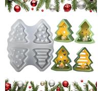 Christmas Tree Silicone Mold - Crafting Tree Mould for Resin, Soap, Wax and Cake Creations, Handmade Ornament Form for Home Decor, Diy Holiday Projects, Wedding Party Decorations and Seasonal Display