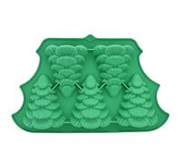 Christmas Tree Silicone Mold, Silicone Cake Molds for Baking, Easy Release Fondant Christmas Tree Mold with Heat Resistance from - 40°F to 445°F, Food Grade Soft Xmas Tree Mold fo