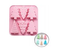Christmas Tree Silicone Mould,1PC Xmas Tree Chocolate Mould Tray Baking Mould Christmas Decoration Family Party DIY