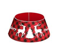 Christmas Tree Skirt Base Cover, Artificial Christmas Tree Collar | Rustic Holiday Decoration for Home, Living Room, Bedroom, or Office | Perfect for Family Gatherings, Themed Parties, and Winter