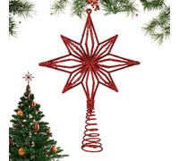 Christmas Tree Star Topper - Modern Accent for Holiday Display with Radiant For Nighttime Charm | Lightweight Structure with Gentle Effect Highlighting Seasonal Atmosphere for Homes Restaurant