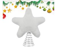 Christmas Tree Star - Tree Decorations Indoor | Festive Plush Ornaments Cute Star Christmas Toppers for Indoor, Outdoor, Shelf, Desk, Living Room or Holiday Use, 11.02x12.6in