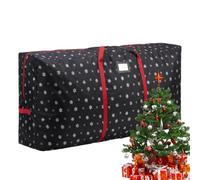 Christmas Tree Storage Bag 420D Oxford Waterproof With Handles | 420D Oxford Christmas Tree Storage Bag With Double Zips; 425-660g Waterproof Holdall For 6ft Or 9ft Trees