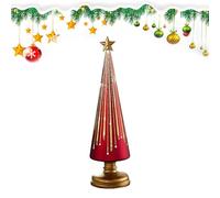 Christmas Tree Table Centerpieces, Light Up Tree Decor, Tabletop Holiday Display, Glowing Lights, Compact Design, Festive Style, Eye Catching Accent, Easy Setup, Perfect for Bedroom, Fireplace, Hotel