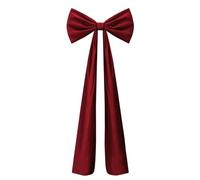 Christmas Tree Topper - 19.7x70.9in Velvet Bow Decoration | Holiday Ribbon
