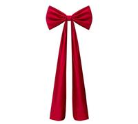 Christmas Tree Topper - 19.7x70.9in Velvet Bow Decoration | Holiday Ribbon