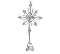 Christmas Tree Topper Star - Iron Holiday Tree Decoration