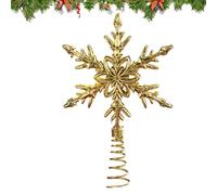 Christmas Tree Topper, Tree Topper Hollow, Christmas Gold Treetop, Gold Glittered Tree Topper, Tree Ornament Home Decor, Portable Gold Christmas Tree Topper For Hotels Restaurants Shopping Centers